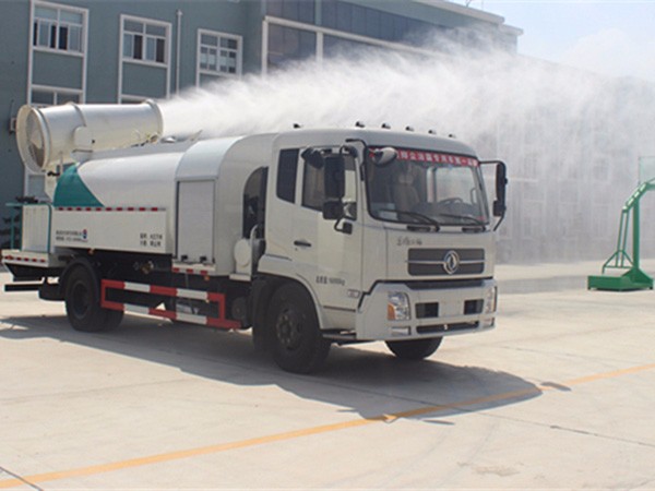 東風(fēng)天錦抑塵車，12噸圓罐30